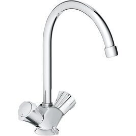 2-Griff Spültischmischer Grohe Costa ND Schwenkauslauf Ausladung 182 mm chrom