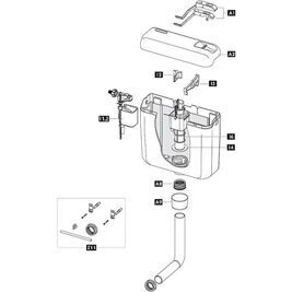 Ablaufventil Schwab zu Modell 122.xxxx, komplett 243280