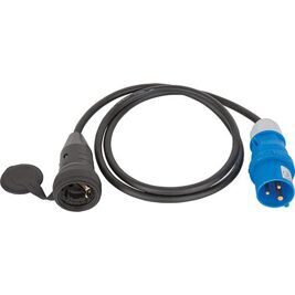 Adapter Leitung IP44 Kabellänge=1,5m Schwarz