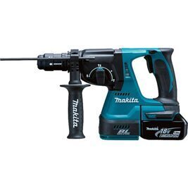 Akku-Bohr- und Meißelhammer Makita DHR243RTJ 18 V, mit 2 x 5,0 Ah Li-Ion Akkus