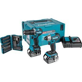 Akku-Set DLX2414JX4, 18 V, 2 x 2,0 Akku mit Ladegerät