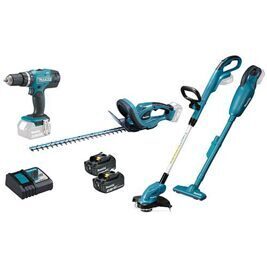 Akku-Set Makita 4-teilig 18V DLX4093 mit 2x 3,0 Ah Akkus und Ladegerät