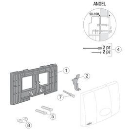 Angel 1-Mengen Befestigungsrahmen