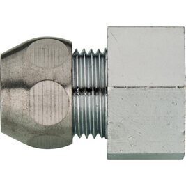 Aufschraub-Verschraubung verchromt 3/8" x 10