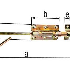 Bolzen-Stangenriegel