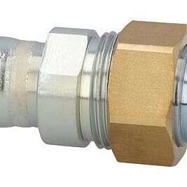 C-Stahl Pressfitting M-Kontur Durchgversch. mit Innengewinde flachdichtend 22-DN25(1")