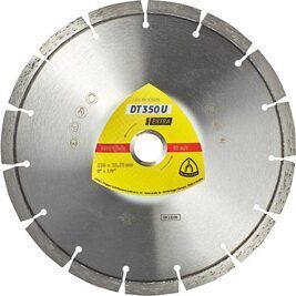 Diamanttrennscheibe KLINGSPOR 230x22,23mm Standardverzahnung 15 Segmente