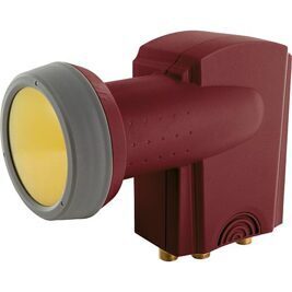 Digitales Quad-LNB Ziegelrot RAL 8012 40mm/ Sun Protect