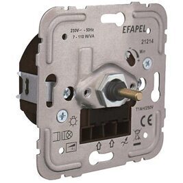 Dreh-Dimmer Aus-Wechsel, für LED-u.Energiesparlampen, 230V/7-110W,UP