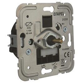 Dreh-Dimmer Aus-Wechsel, für Leuchtstoffröhren mi,1-10V EVG, 230V/max.40mA,UP