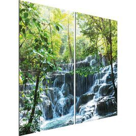 Duschrückwand Set Wasserfall Mexico BxHxT 1250x2500x3 mm