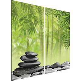 Duschrückwand Set Wellness zwei Rückwände BxHxT 1000x2500x3 mm