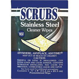 Edelstahlreinigungstuch SCRUBS, Sachet mit 1 Tuch