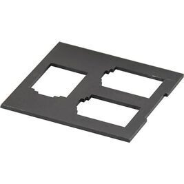 Einbauplatine Datentechnik Unterflur, 19,35x21,55mm schwarz