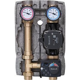 Entladeset DN25 Easyflow motorisch Grundfos UPM3 Hybrid 25-70, Einstellb.20°C-80°C