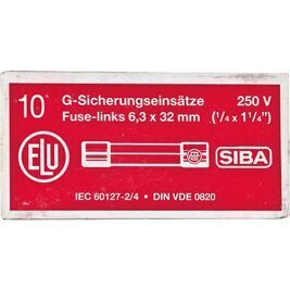 Feinsicherung flink 2,5 A 1 Beutel 10 Stück 6,3 x 32 mm