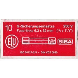 Feinsicherung flink 3,15 A 1 Beutel 10 Stück 6,3 x 32 mm