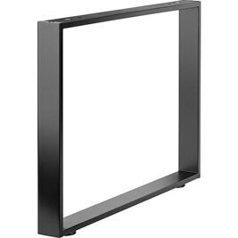 Fußgestell LOSSA 1 Stück schwarz BxHxT: 450x340x40 mm