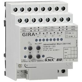 GIRA Jalousieaktor 230V AC / 12-48V DC mit Handbetätigung KNX REG