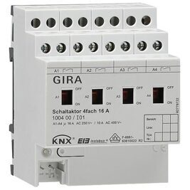 GIRA Schaltaktor 16A mit Handbetätigung KNX REG