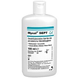 Händedesinfektionsmittel MYXAL Sept Gel 100ml Flasche