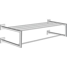 Handtuchablage Elean 150x637x230 mm Messing verchromt