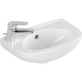 Handwaschbecken Villeroy & Boch NEWO rund 400 x 255 mm HL links