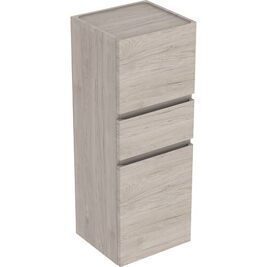 Hochschrank Geberit Renova Plan 2 Türen, 1 Schublade, 390x1050x360 mm Nussbaum hickory hell