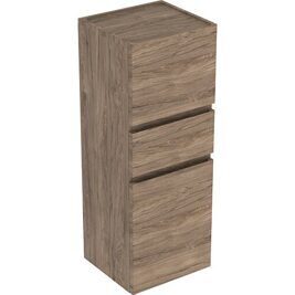 Hochschrank Geberit Renova Plan 2 Türen, 1 Schublade, 390x1050x360 mm Nussbaum hickory