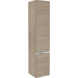 Hochschrank Serie MBH 2 Türen Lärche hellbraun Anschlag links 350x1655x370mm