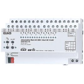 Jung Jalousieaktor 8-fach 110-230V AC / 12-48V DC KNX REG 2508REGHE