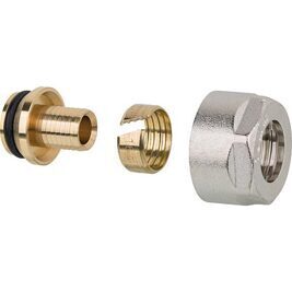 Klemmringverschraubung mit Überwurfmutter vernickelt 14 x 2 mm VPE=2Stück