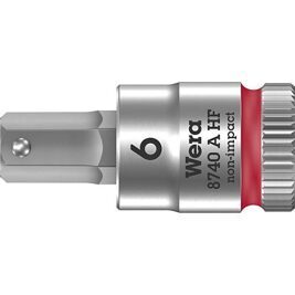 Knarreneinsatz WERA 8740 A HF Innensechskant 6mm Länge 28,0mm Antrieb 6,3mm (1/4")