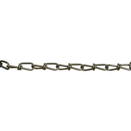 Knotenkette K28, DIN 5686-3.1 Draht-Ø 2,8 mm, Länge 30 m, Stahl, verzinkt