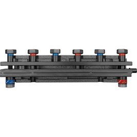 Kombiverteiler Evenes VTW3/3 ÜWM DN40 (11/2"), 3m³/h, 70kW, inkl. Halterung und Isolierung