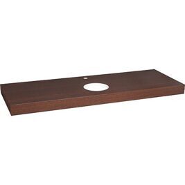 Konsole ELENG Wenge natur lack. 1xWT-Ausschnitt 1xHahnloch 1400x80x510mm