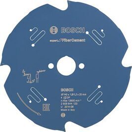 Kreissägeblatt Bosch für Faserzemetplatten 140x20mm