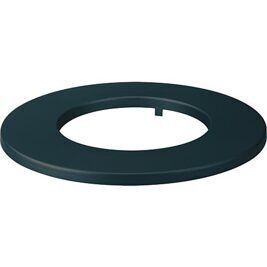 lackierte Rosette, schwarz, für DN150, Randbreite 60mm