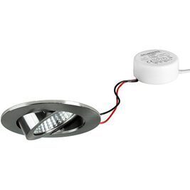 LED EBS 230V 6W 3000K nickel matt, dim