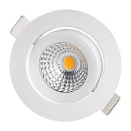 LED Einbaustrahler, nickel, 4,5W 350lm CCT 2000—2700K UGR<19 CRI95 Ø68mm