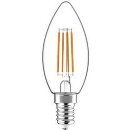 LED Filament Leuchtmittel - Kerze C35 E14 4.5W 470lm 2700K Klar 330° dimmbar