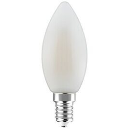 LED Filament Leuchtmittel - Kerze C35 E14 4.5W 470lm 2700K Opal 330°