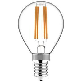 LED-Lampe Filament Tropfenform, klar