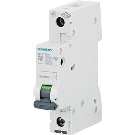 Leitungsschutzschalter Siemens, 6KA, 1-polig, B16A, 5SL6116-6