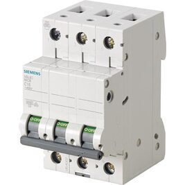 Leitungsschutzschalter Siemens, 6KA, 3-polig, B10A, 5SL6310-6