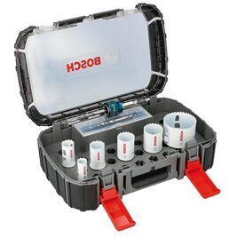 Lochsägen-Set BOSCH HSS 9-teilig Wood & Metal Ø 19,25,30,35,40,68mm