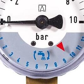 Manometer 0-10bar M70AF-A10MR