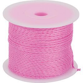 Maurerschnur pink, 2mm x 100m fluoriszierend