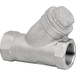 Muffenschmutzfänger aus Edelstahl Werkstoff 1.4408 PN 40 1 1/2" A-261T