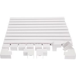 OrgaNice-Kabelkanal-Set, PVC 21 teilig, ws